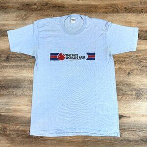 Rare 1982 Vintage Worlds Fair Knoxville Tennessee Souvenir Tourist T-shirt 80s